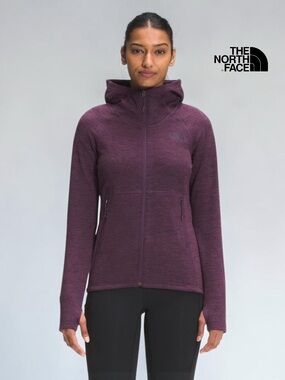 NEW, The North Face Canyonlands Fleece Jacket, Plus Size 1X, Blackberry Wine